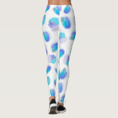 Waterverf penseelstreken Leggings (Achterkant)