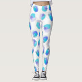 Waterverf penseelstreken Leggings (Voorkant)