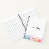 Waterverf penseelstreken Meerkleurig Notitieboek (Binnen)