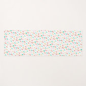 Waterverf Penseelstreken Patroon Yoga Mat (Voorkant (horizontaal))