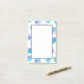 Waterverf penseelstreken Post-it Notes (Op bureau)