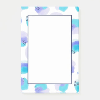 Waterverf penseelstreken Post-it Notes