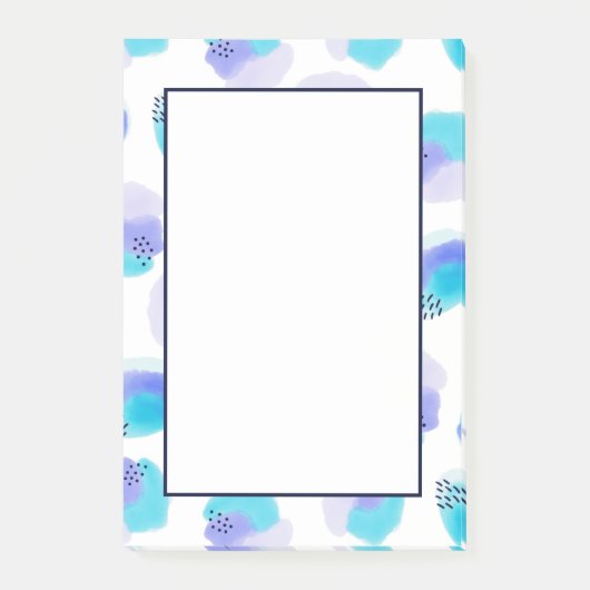Waterverf penseelstreken Post-it Notes (Voorkant)