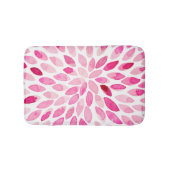 Waterverf penseelstreken - roze palet badmat (Voorkant)