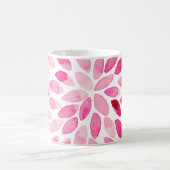 Waterverf penseelstreken - roze palet koffiemok (Center)