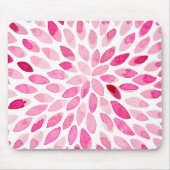 Waterverf penseelstreken - roze palet muismat (Voorkant)