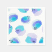 Waterverf penseelstreken servetten (Voorkant)