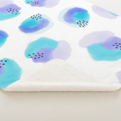 Waterverf penseelstreken sherpa deken (3/4)