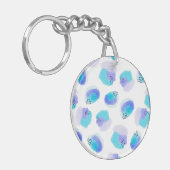 Waterverf penseelstreken Sleutelhanger (Voorkant Links)