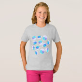 Waterverf penseelstreken T-shirt (Voorkant volledig)