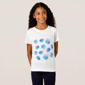 Waterverf penseelstreken T-shirt (Voorkant volledig)