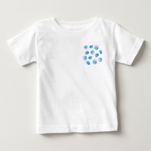 Waterverf penseelstreken Toddler T-shirt (Voorkant)