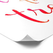 Waterverf Pensioen Neem een Sweet Print (Hoek)