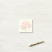 Waterverf Peonies 3x3 Post-it® Notes (Op bureau)