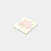 Waterverf Peonies 3x3 Post-it® Notes (Schuin)