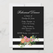 Waterverf Peonies - repetitie binnenste uitnodigin Kaart (Voorkant)