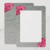 Waterverf Peony Blank Notecard Notitiekaartje (Voorkant / Achterkant)