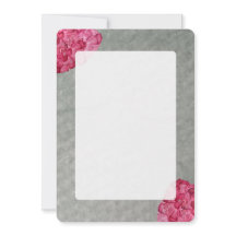 Waterverf Peony Blank Notecard