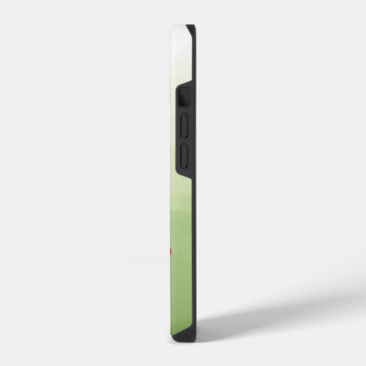 Waterverf  Peony Garden Flower Art iPhone Hoesje (Linkerkant)