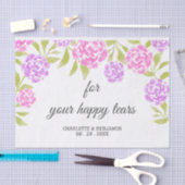 Waterverf Peony Happy Tears Wedding Tissuepapier (Craft)