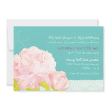 Waterverf Peony Lagoon Green Wedding