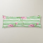 waterverf peony lichaamskussen (Voorkant)