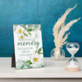 Waterverf Peony Memorial Keepomwille Fotoplaat (Zijkant)