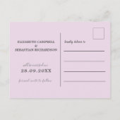 Waterverf Peony Ombre Aankondigingskaart (Achterkant)