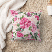 Waterverf Peony Pattern 2 Kussen (Deken)