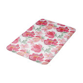 Waterverf Peony Pattern Badmat (Gekanteld)