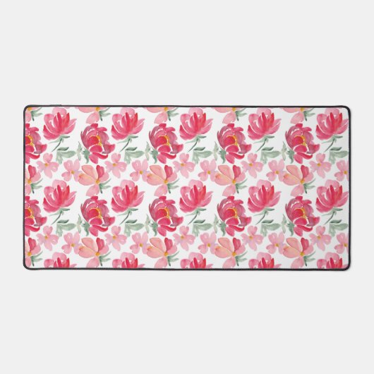 Waterverf Peony Pattern Bureaumat (Voorkant)
