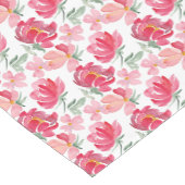 Waterverf Peony Pattern Korte Tafelloper (Hoek)