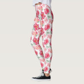 Waterverf Peony Pattern Leggings (Links)