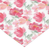 Waterverf Peony Pattern Tafelkleed (Gekanteld)