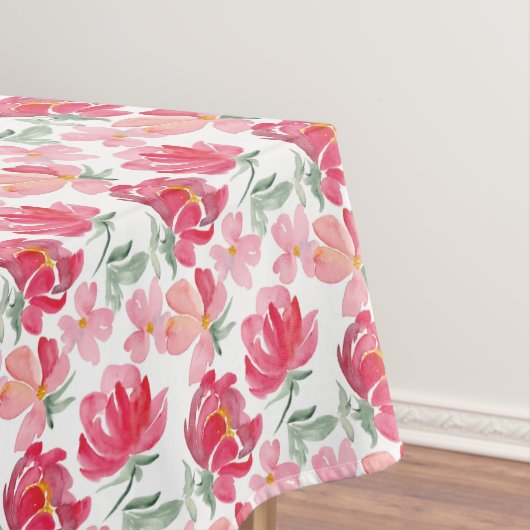 Waterverf Peony Pattern Tafelkleed (Voorbeeld)