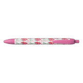 Waterverf Peony Pattern Zwarte Inkt Pen (Achterkant)