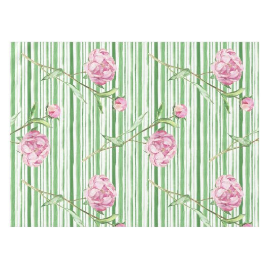 waterverf peony tafelkleed (Voorkant (Horizontaal))