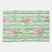 waterverf peony theedoek (Horizontaal)