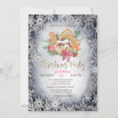 Waterverf peperkoek sterren kerst kaart (Voorkant)