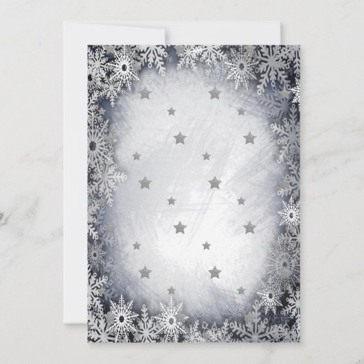 Waterverf peperkoek sterren kerst kaart (Achterkant)