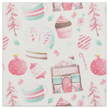 Waterverf Peppermint Roze kerstverbinding