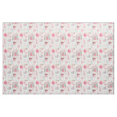 Waterverf Peppermint Roze kerstverbinding Stof (Fat Quarter)