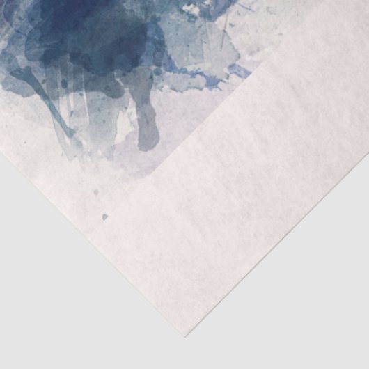 Waterverf per boot 20x30 decoupage tissuepapier (Detail)