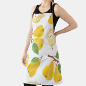 Waterverf Peren fruitpatroon Schort (Insitu)