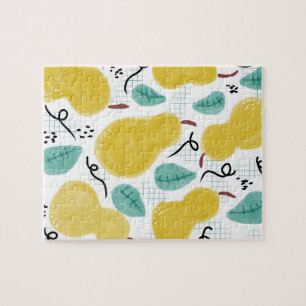 Waterverf Peren Groenery Abstract Legpuzzel