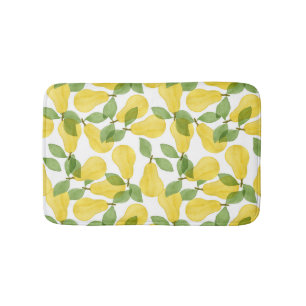 Waterverf Peren: Handgeschilderd Patroon Badmat