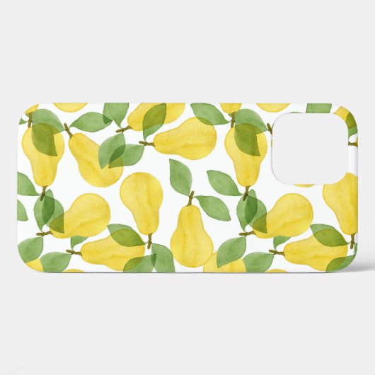 Waterverf Peren: Handgeschilderd Patroon Case-Mate iPhone Case (Achterkant (horizontaal))
