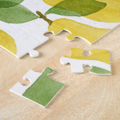 Waterverf Peren: Handgeschilderd Patroon Legpuzzel (Zijkant)