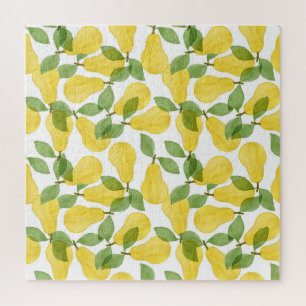Waterverf Peren: Handgeschilderd Patroon Legpuzzel