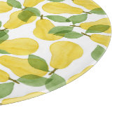 Waterverf Peren: Handgeschilderd Patroon Snijplank (Hoek)